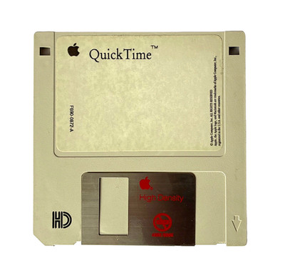 QUICK TIME - Apple Macintosh Mac - Original Diskette - Vintage