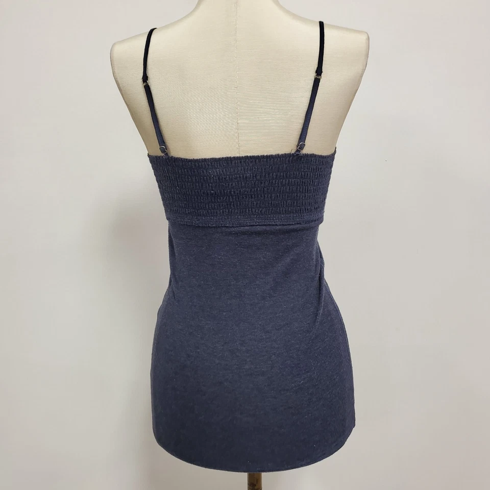Babydoll vintage Abercrombie Fitch para mujer Y2K Preppy cami talla M coqueta azul Foto 3 de 4