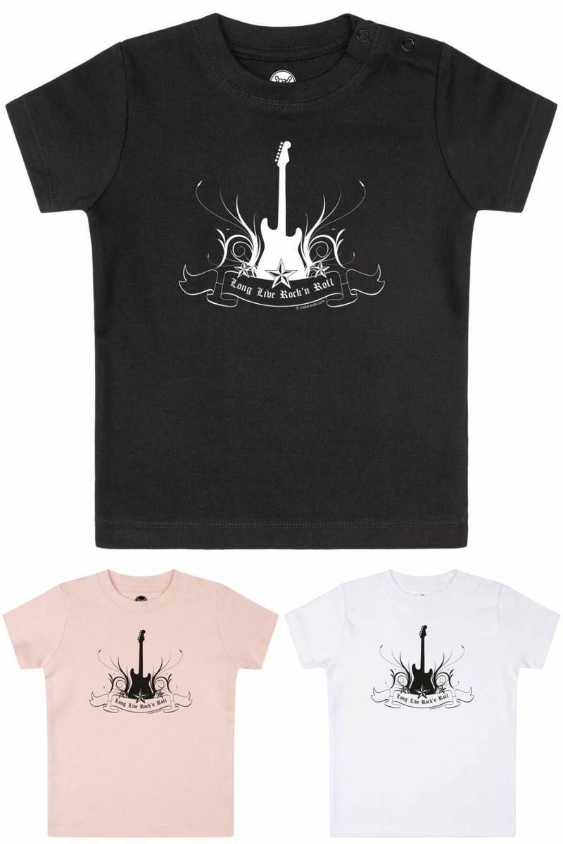 long live Rock 'n Roll - Baby T-Shirt Neu