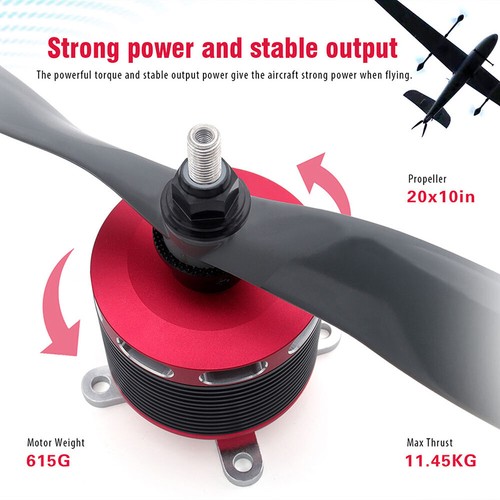 SURPASSHOBBY 210/550KV 14 Pole Motor for RC FPV Airplanes Helicopter Fixed-wing - Picture 11 of 30