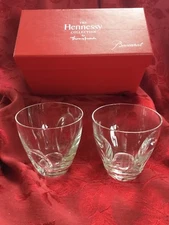 NIB FLAWLESS Exquisite BACCARAT BASTIDE 2 HENNESSY COGNAC XO Crystal DOF GLASSES
