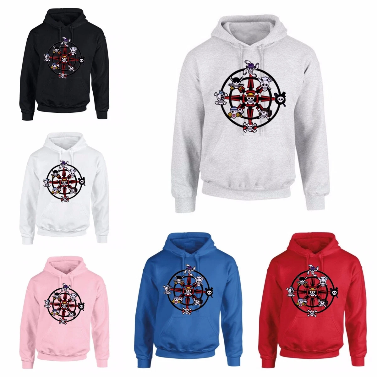 Anime sale printed hoodies