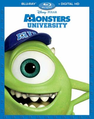 Monster's University Blu-Ray + Digital Disney Pixar NEW Sealed, NO