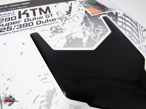 Motorcycle Tank Pad Black Compatible for KTM 125, 390 Duke / 1290 Super Duke GT - Bild 4 von 8