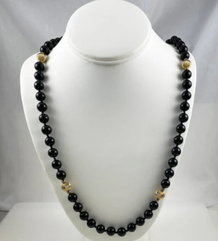 Black Onyx Necklace 24