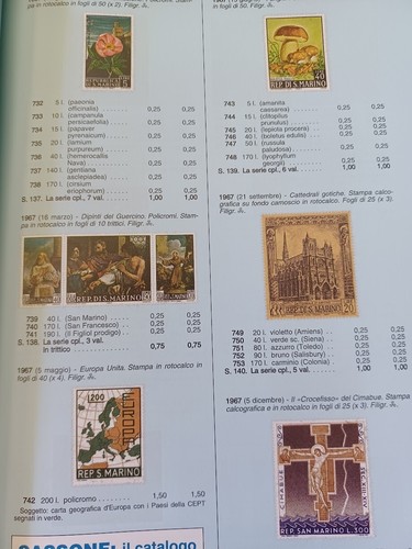2024 Catalog Sassone Volume 3 San Marino, Vatican, Malta NEW - Picture 5 of 5