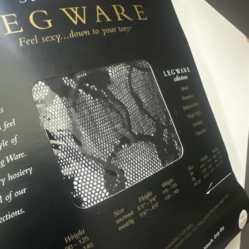 Frederick's of Hollywood Rose Lace Cross Body Stockings Collection BLK 1X - Bild 3 von 6