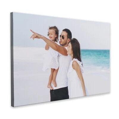 Personalised Canvas Photo Canvas Print Framed Ready to Hang 8X12 A0 A1 A2 A3 A4 - Image 1 of 4