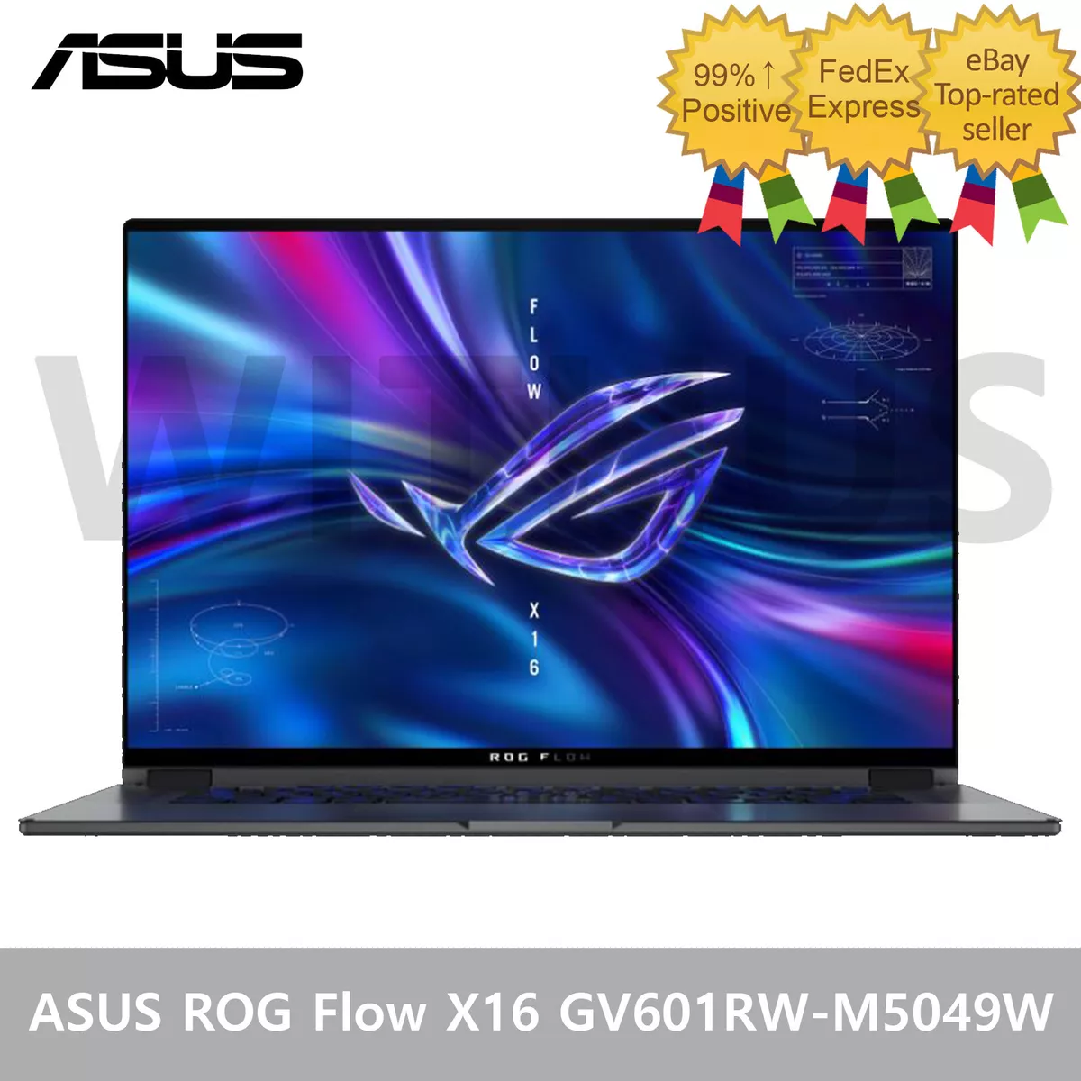 ASUS ROG Flow X16 GV601RW-M5049W 16&#034; 3070 Ti 1TB 32GB Gaming Laptop |