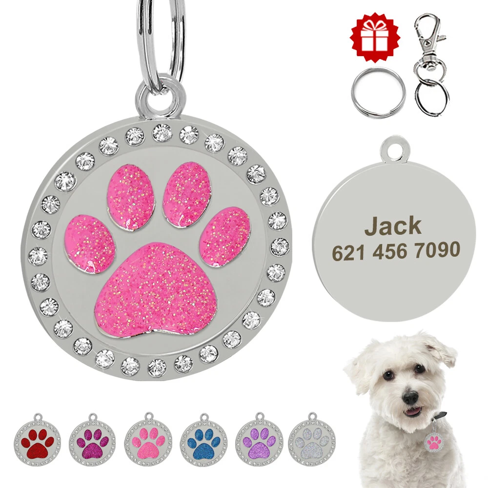 Dog name cheap tags ebay