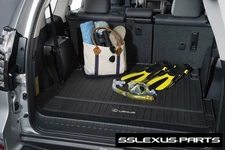 Lexus GX460 (2010-2019) ALL WEATHER RUBBER CARGO MAT (Black) OEM  PT908-60102-02
