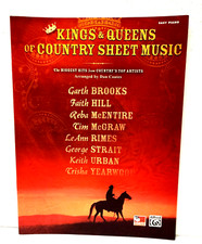 KINGS & QUEENS of COUNTRY SHEET MUSIC BOOK EASY PIANO