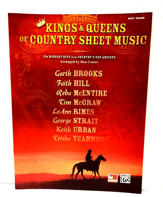 KINGS & QUEENS of COUNTRY SHEET MUSIC BOOK EASY PIANO