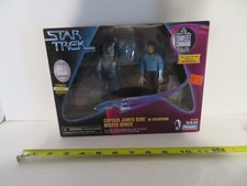 Playmates Star Trek Captain James Kirk Interphase Mister Spock Figure 1999 MISB