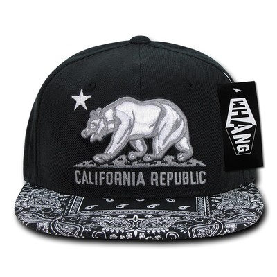 california flat bill hats