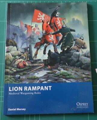 Lion Rampant Medieval Wargaming Rules Daniel Mersey Osprey Wargames
