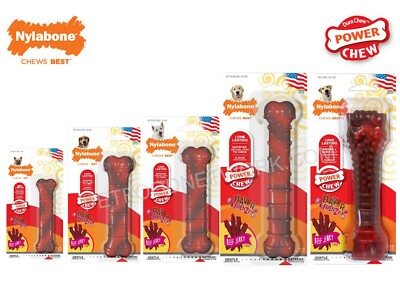 Nylabone Flavor Frenzy Power Chew Beef Jerky Dog Chew Toy (Each Sold Separately)