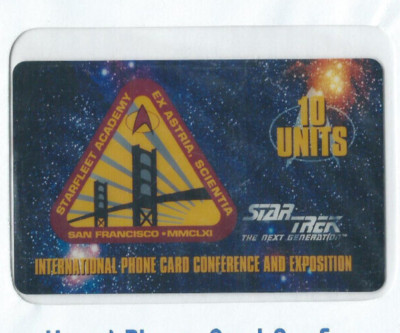 USA Future Call - 10 U STAR TREK Expos. San Francisco 4/95 1.700 Ex NEU** sealed