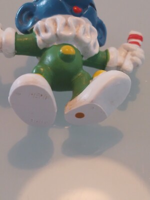 Figurine Schtroumpf Clown Schleich N°20090, Occasion - Fabriquée En Allemagne