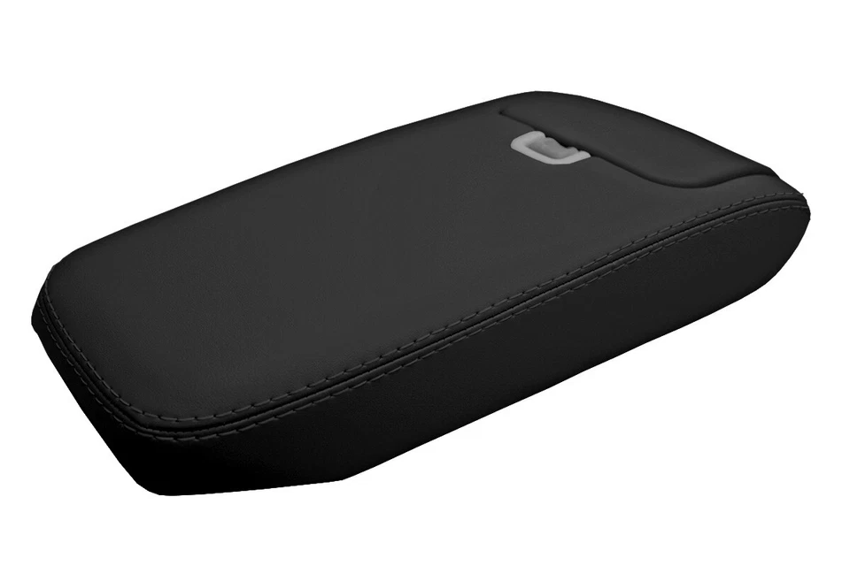 Se adapta a Jaguar XK XK8 XKR 1997-2006 PVC cuero consola tapa reposabrazos cubierta negro Foto 3 de 4