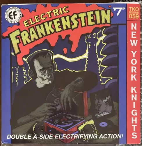 ELECTRIC FRANKENSTEIN New York Knights 7" PURPLE Kung Foo Killers estrus Hookers
