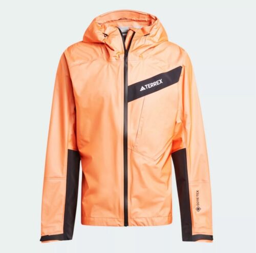 adidas TERREX Techrock Rain GORE-TEX Orange Active Jacket IN4769 Men’s X-Large