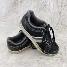 PENGUIN Stripster Black Casual Shoes Kids Size 13