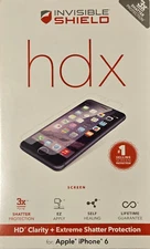 Zagg Invisible Shield HDX Screen Protector For Apple iPhone 6
