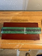 Martial Arts Green Double Wrap Black Stripe Belt Size 3