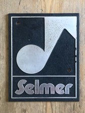 vintage 1970's  Selmer SV era 4x12 2x12 combo valve head logo / emblem