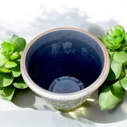 Decorative Outdoor Flower Pot | Antique Look Grapevine Patio Planter 37cm - Picture 32 of 44