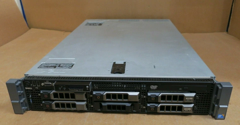 Dell PowerEdge R710 2 x Intel Xeon X5650 2.66GHz 24GB RAM 2x 1TB 3x 300GB Server - Image 3 of 4