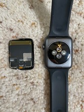 Apple Watch Series 2 42mm Black - Broken Screen Sold As Is
