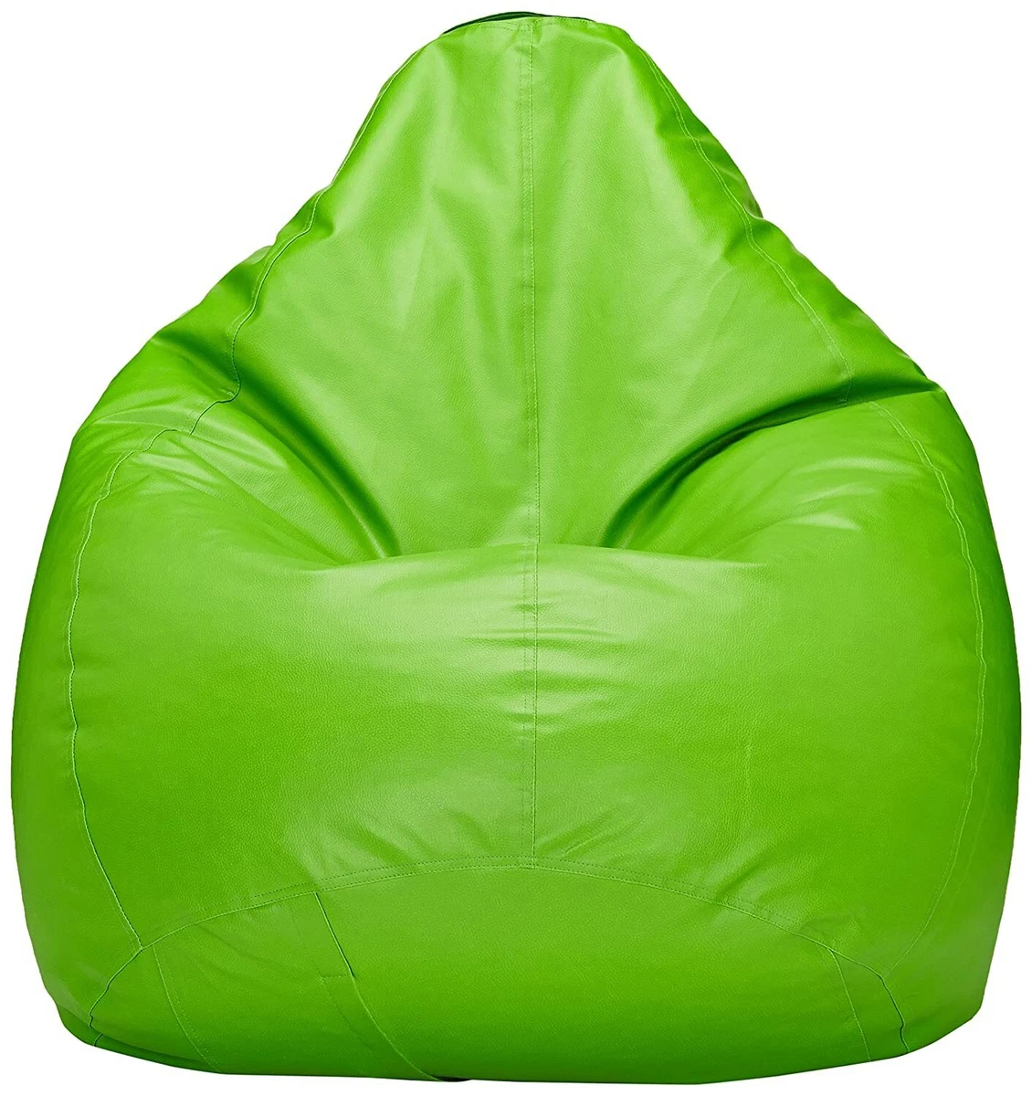 Best Green Leather Bean Bag Chair Cover for Adults Kids XXL