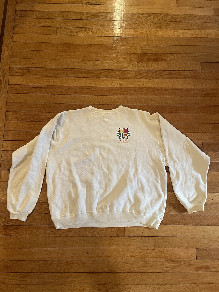 Vintage 80s Galt Greek American Eagle Outfitters Cream Sportsman