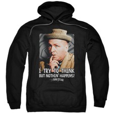 Three Stooges Hoodie Curly Think Black Hoody