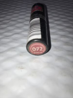 RIMMEL COOL SHINE Lipstick 072 SHINE ON unsealed  DISCONTINUED VINTAGE FLAW nwob