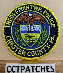 Tredyffrin Township Pennsylvania Police Shoulder Patch Pa Ebay
