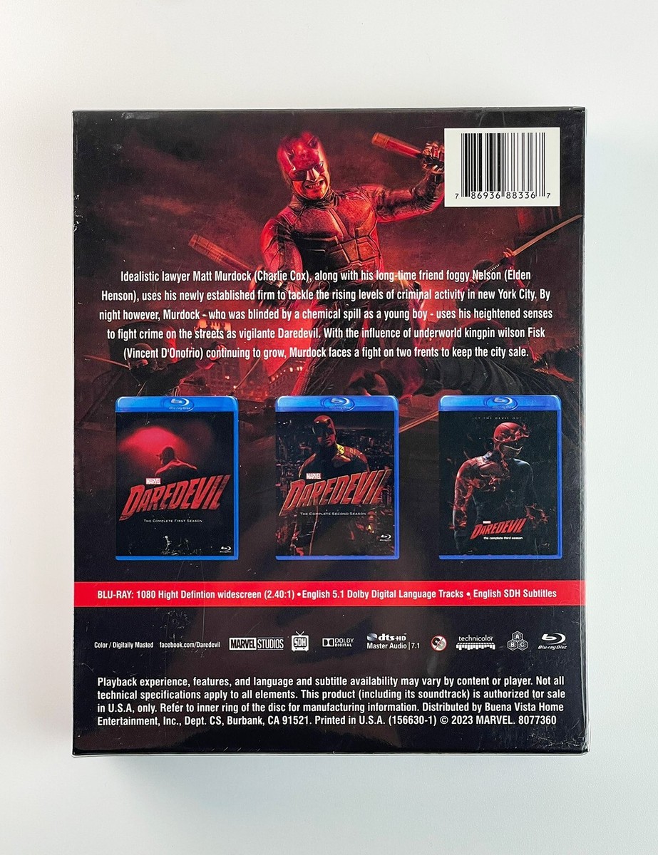 Daredevil: The Complete Series Season 1-3[Blu-ray 9-Disc Set