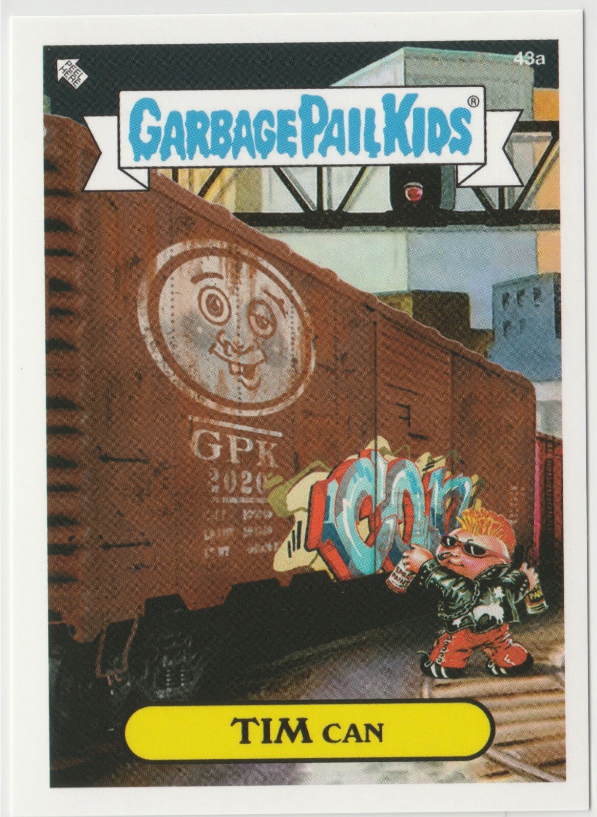 Vintage Tim Can #43a Garbage Pail Kids GPK 2020 Beyond the Streets Series 1 Trading Card