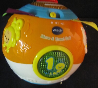 Vtech Move and Crawl Ball with Lights and Sounds Songs Shapes Animals