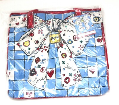 New With Tag Brighton Collectibles Love Sparkle Tote Cat Hearts