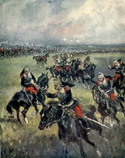 3984 Holiday, G. - 2nd Phase of the Great War 1915 - French Dragoons Drilling