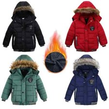 Winter Baby Boys Jacket Keep Warm Girls Coat Zipper Birthday Gift Kids Clothes