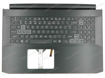 FOR Acer Nitro 5 AN517-52 Palmrest Keyboard LED RGB US-International black
