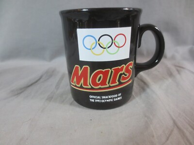 Mars Brand Official Snackfood Sponsor 1992 Olympische Winterspiele Tasse 