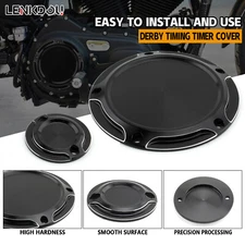 US Aluminum Engine Derby Timing Timer Cover For Harley Street Road Glide FLHR