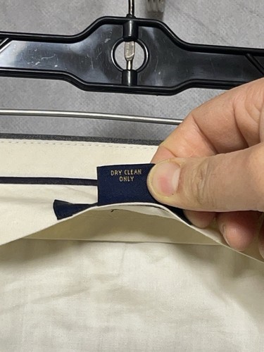 Brooks Brothers Pants Men 38X29.5 Gray Flannel Wool Dress Academia Career Luxury - Picture 10 of 10