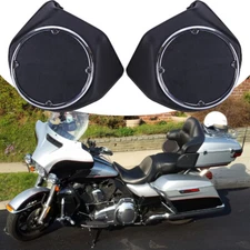 6.5" Speaker Pods Boxes Lower Vented Fairing For Harley Touring Glide 2014-2024