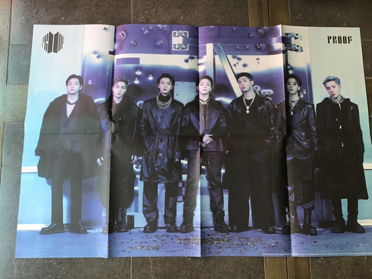 BTS PROOF POSTER-FIRST PRINT LIMITED EDITION WEVERSE PREORDER